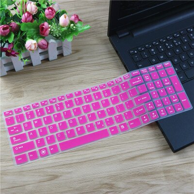 Silicone Keyboard Protector Cover Skin for Lenovo IdeaPad 300-15ISK 300-15 300 15ISK: Rose