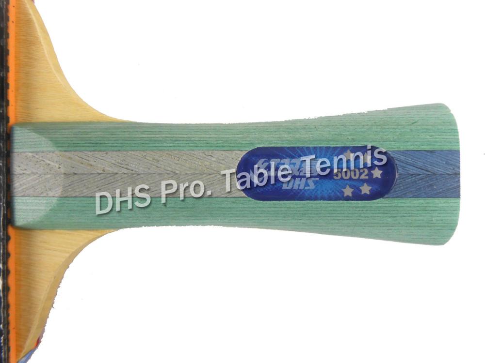 DHS 5002 Long Shakehand FL Table Tennis Ping Pong Racket + a Paddle Bag FL