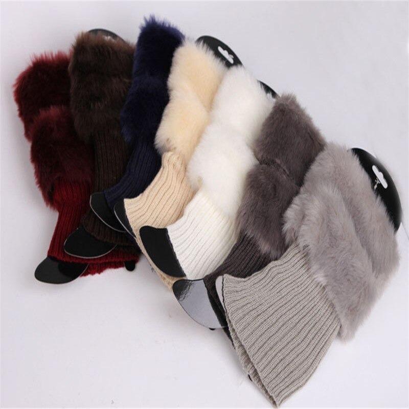 Bottes chaussettes chaussettes chaudes pour bottes jambières fourrure jambières laine chaussettes bottes de créateur chaussettes femmes jambières longues jambières