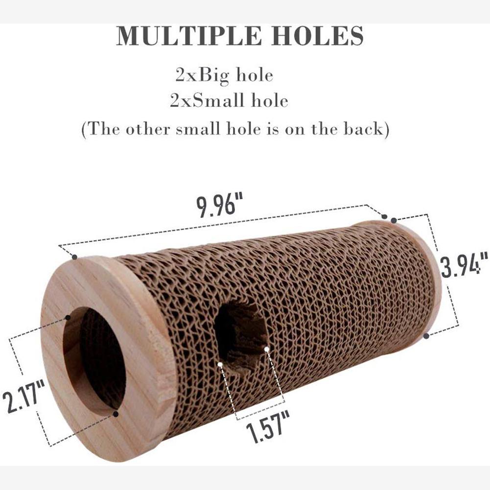 Corrugated Hamster Tunnel Toy Hamster Nest Small Pet Tunnel Toy for Hamsters and Mice