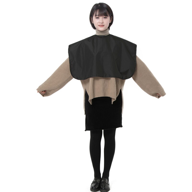Salon Hair Cutting Cape Waterproof Hairdresser Cut Hair Black Hairdressing Cape Gown Cloth Hair Styling Tools