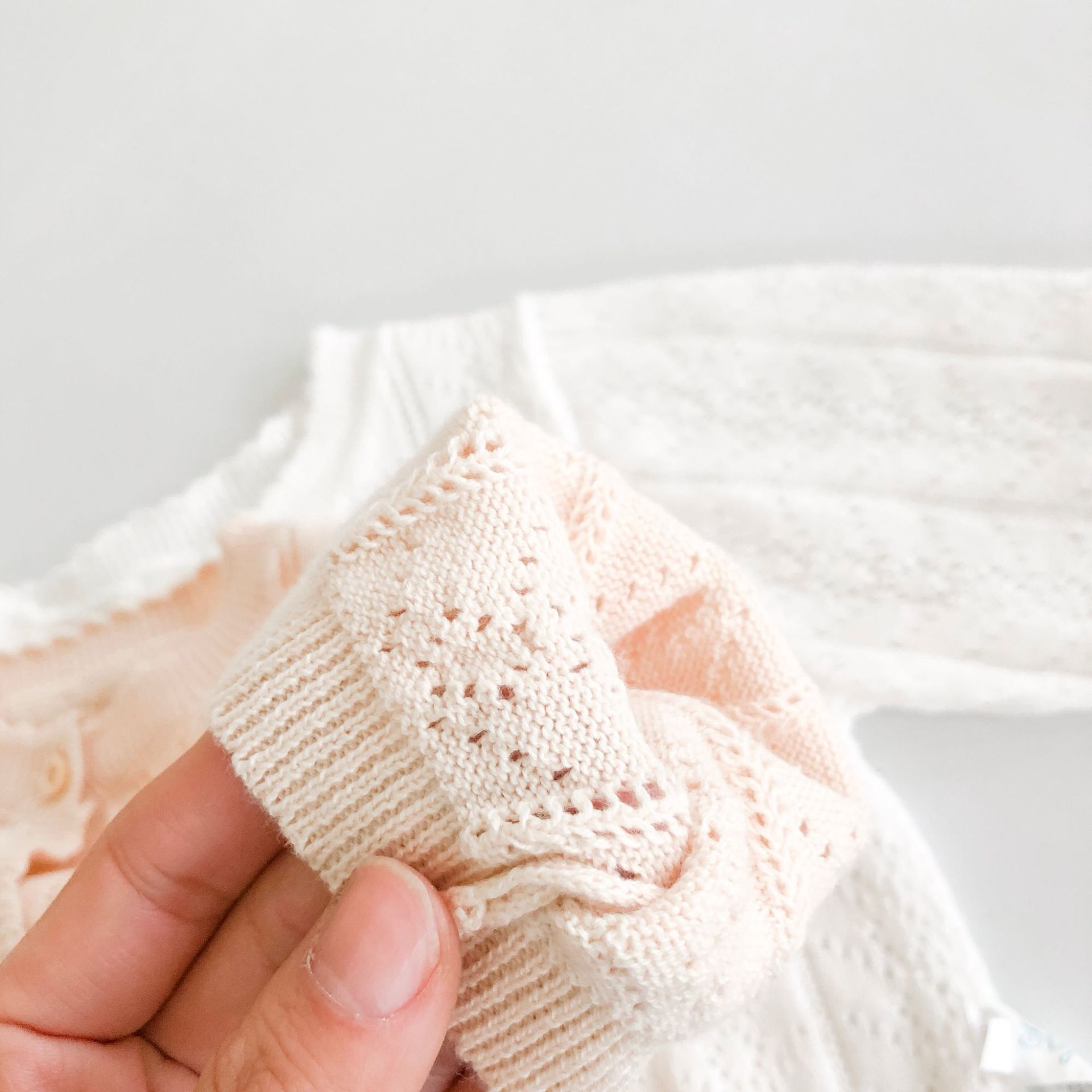 Baby Girl Coats Cardigan Autumn Sweet Cute Long Sleeve Sweater Knitting Knitted 0-2 Year Soft Solid Costume