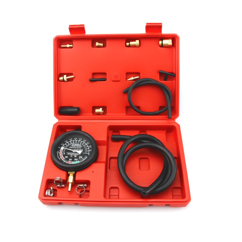 Auto Exhaust System Diagnostic Tool Exhaust Back Pressure Tester Set Car Exhaust Gas Pressure Gauge Exhaust Pipe Tester