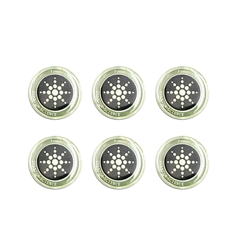 6Pcs/Set Round Shield Sticker Mobile Phone Stickers For Cell Phone from EMF Fusion Excel Anti Radiation Protection: 4NB402640-S