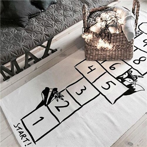 Röyhkeä vauva hopscotch kuntosali matto tapete infantil leikkimatto lapsille pelimatto koulutus urheilu ryömiä matot huopa lasten matot: Default Title