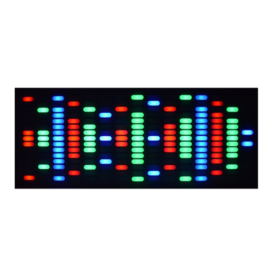 DIY LED Digitale Musik Spektrum Anzeige Bausatz Modul DIY berühren groß Größe 225 Segment Equalizer Musik Klang Wellen Bausatz: Mehrfarbig