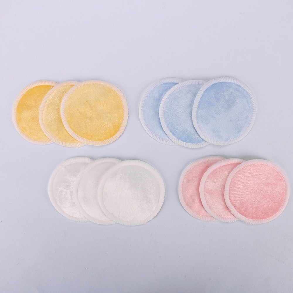 1PC Reusable Microfiber Bamboo Makeup Remover Pad Washable Rounds Cleansing Facial Cotton Makeup Removal Sponge