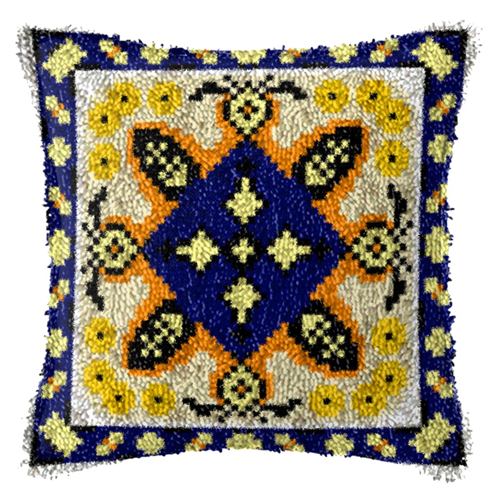 Bricolage coussin tapis tapis fabrication artisanat décor à la maison loquet crochet Kit tapis tapis faisant broderie couture artisanat outil passe-temps Art artisanat