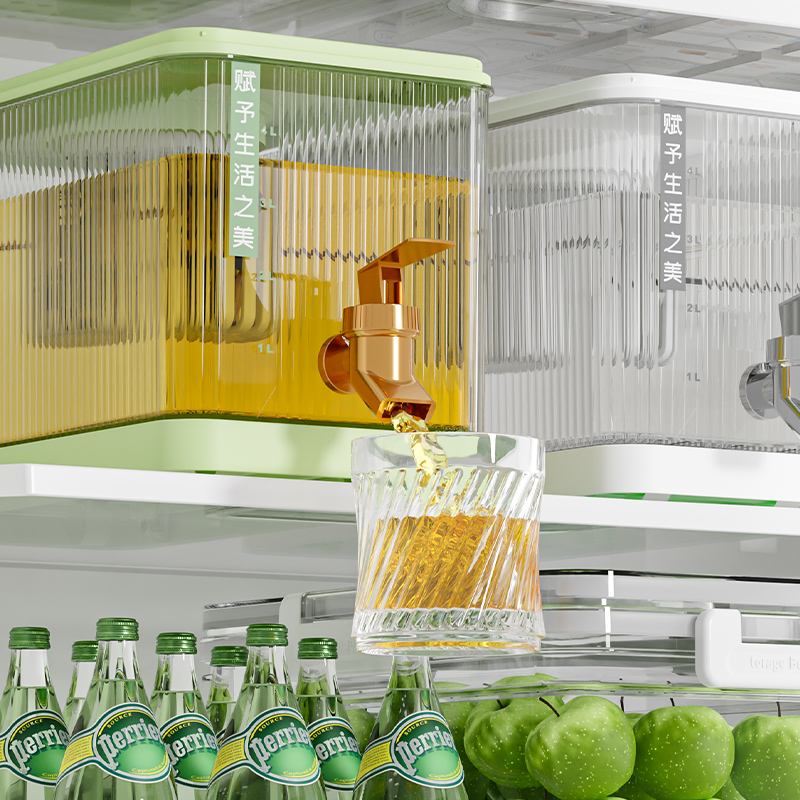 Grote Koude Waterkoker Koelkast Met Kraan Limonade Fles Drinkwaren Ketel Pot Drank Dispenser Thuis Koel Water Kan Emmer