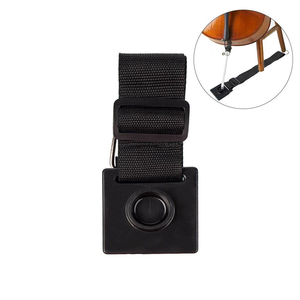 Lommi Verstelbare Cello Eindpin Anker Antislip W/O-Ring Stopper Dikke Pad Anti-Kras Spons 4/4 Cello Snaren Tailrod Endpin: Anti-Slip Mat Belt 2