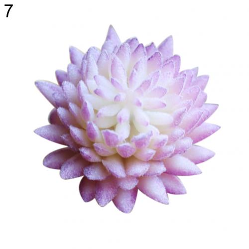 Mini bonsái Artificial de plástico para decoración de hogar y oficina, plantas suculentas de Echeveria, 1 unidad: 7