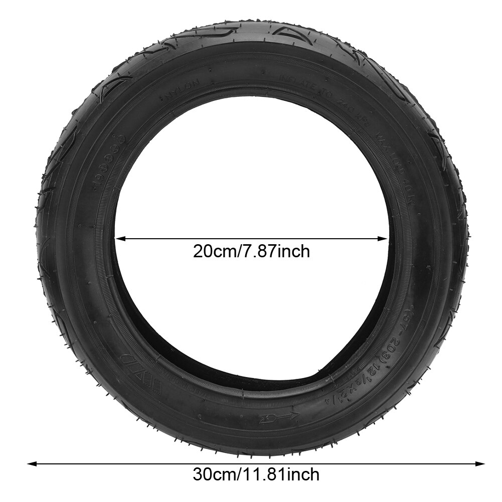 Children Bicycle Tire Rubber Mountain Bike Outer Tyre 57-203 Bicycle Tire Replacement for 12 inch Kid Bike Bicycle