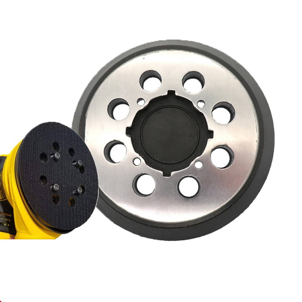 Tampons de ponçage à crochet et boucle à 8 trous, disque de ponçage de 5 pouces 125mm pour ponceuse orbitale Dewalt DWE6421 DWE6421K DWE6423