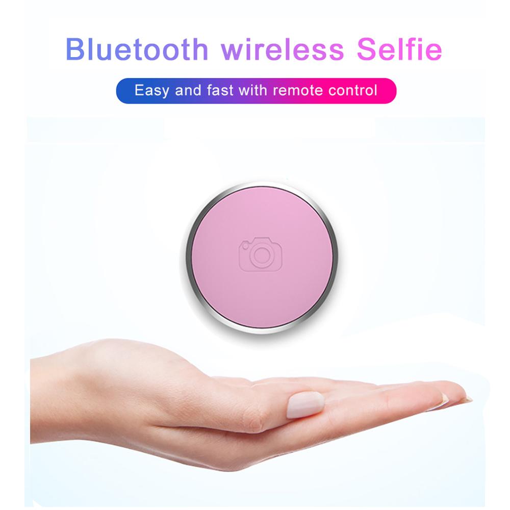 Mini Bluetooth Afstandsbediening Knop Draadloze Controller Zelfontspanner Camera Stok Ontspanknop Telefoon Selfie Voor Ios/Android