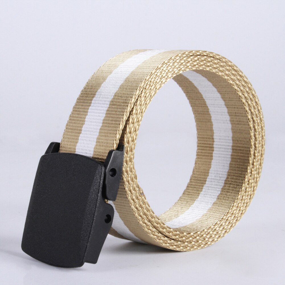 Ceinture tricotée en Nylon pas de ceinture de sécurité en métal