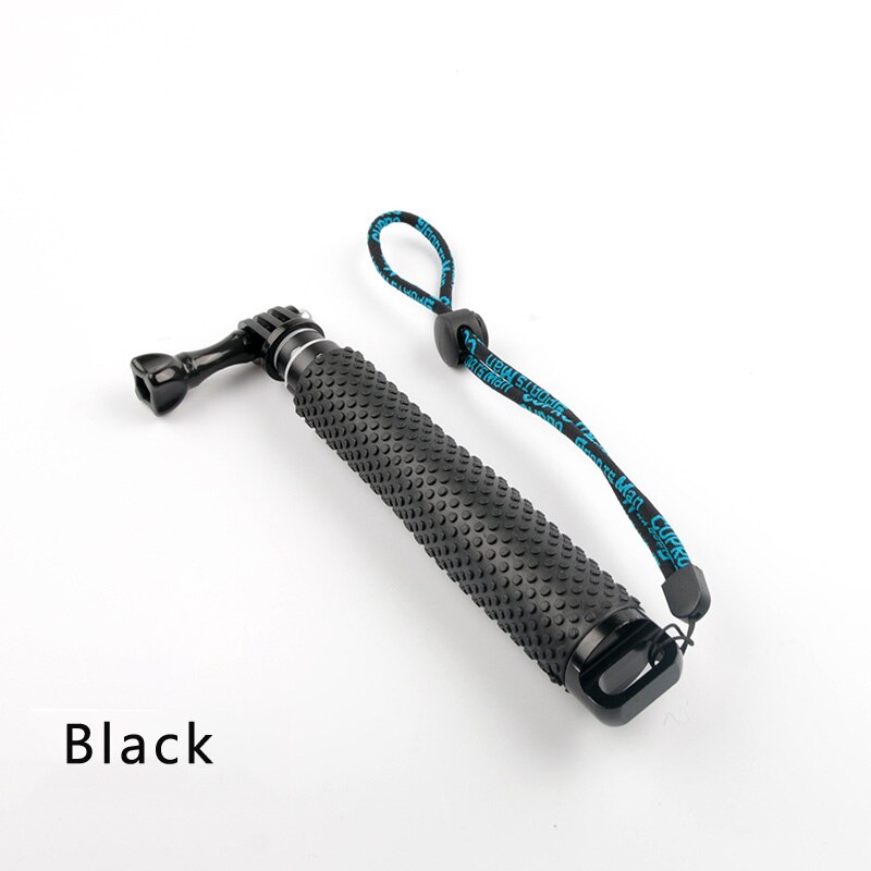 Selfie stick uttrekkbar håndholdt monopod for gopro hero 10 9 8 7 6 5 gopro max osmo action insta 360: 19 tommer svart