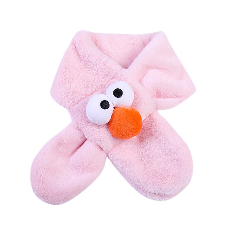 Bufanda para bebés, niños y niñas, chales cálidos, bufandas, cuello grueso, bufanda de invierno, Fular #3O08: Rosa