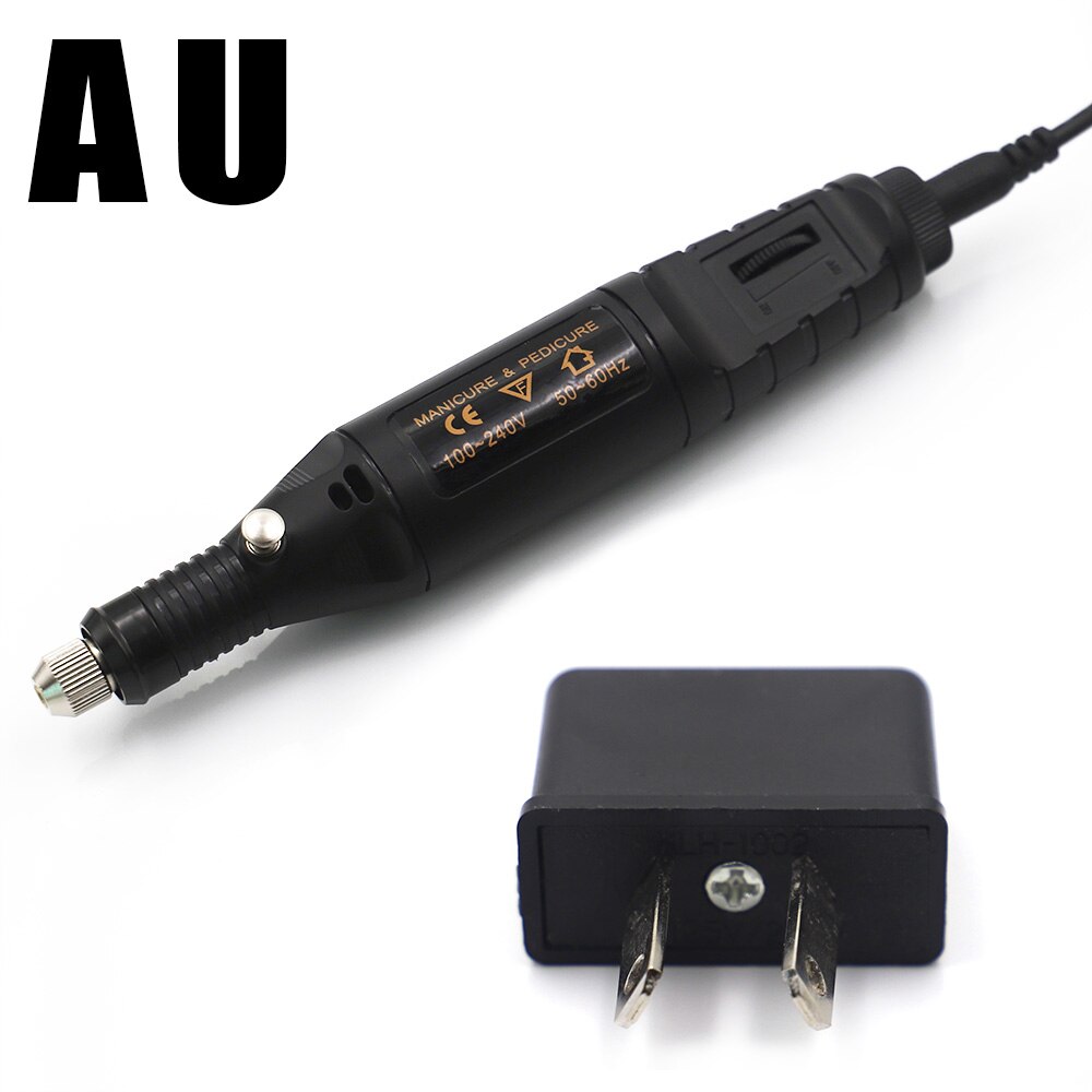 DIY Leather Grinding Tools Mini Portable Drill Versatile Polishing Machine Bits Tools Kit Purple Sandalwood Grinding Head Suit: AU Electric Grinder