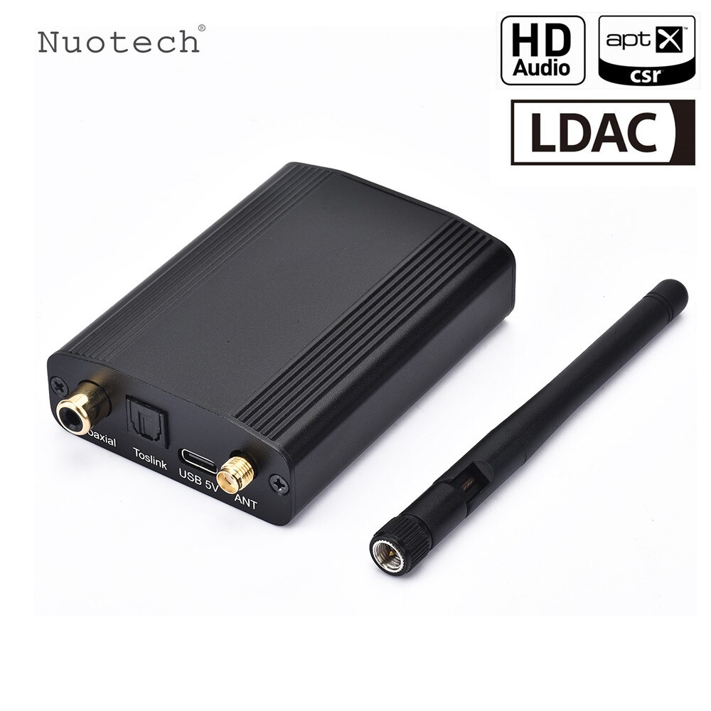 Nuotech LDAC Bluetooth 5.0 CSR8675 HIFI DAC Receiver Coaxial Optical Audio Digital Adapter