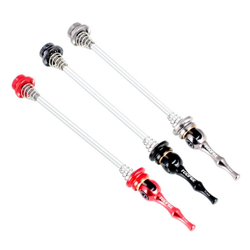 Ultralight Titanium Road Bike Quick Release Lever Road Bicycle Cycling Hub 100m-130mm Quick Release Bicycle Wheels Lock T