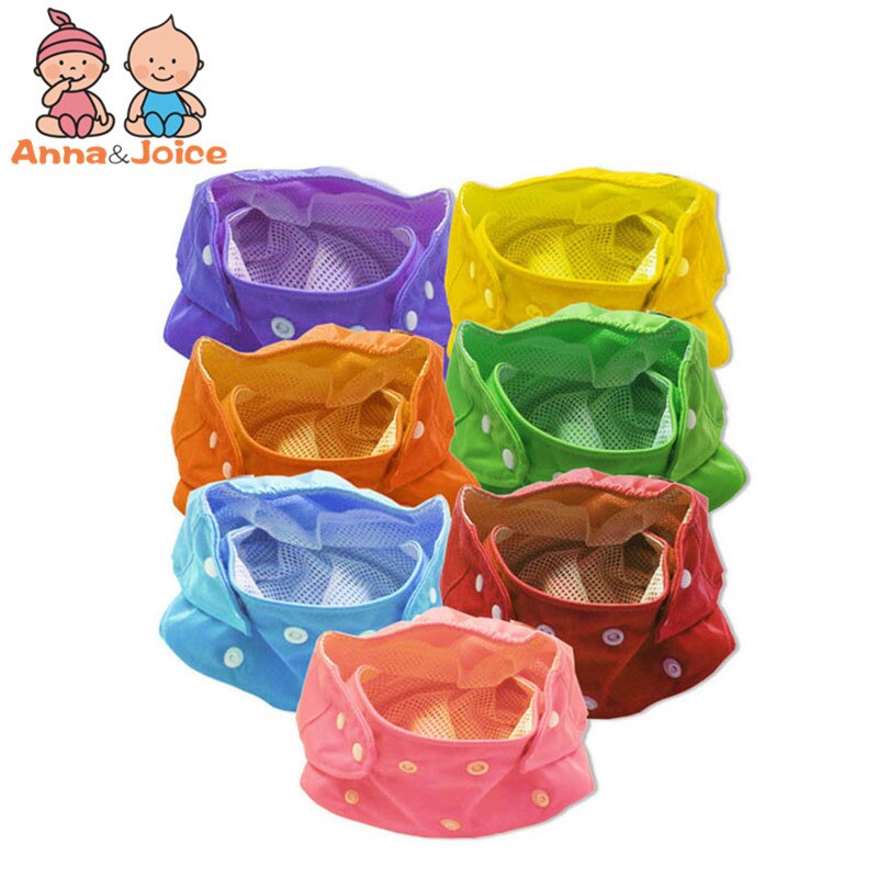 For Summer 5 Pcs/Lot Baby Clothes Adjustable Baby Diapers for 3-13 Kg