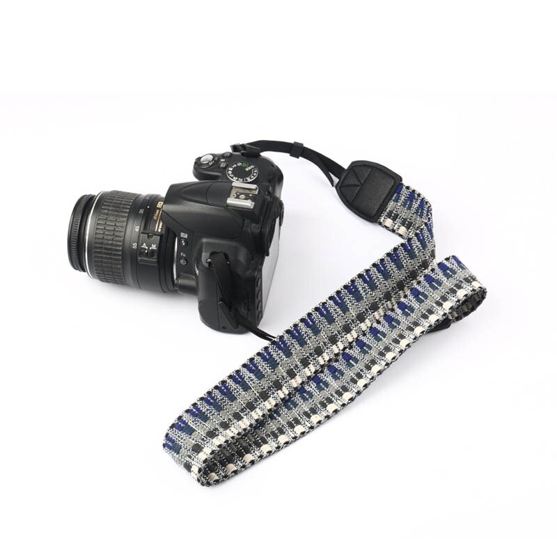 Correa de algodón para cámara fotográfica, étnico, correa de mano para cuello y hombros, para Canon Nikon Pentax DOM668