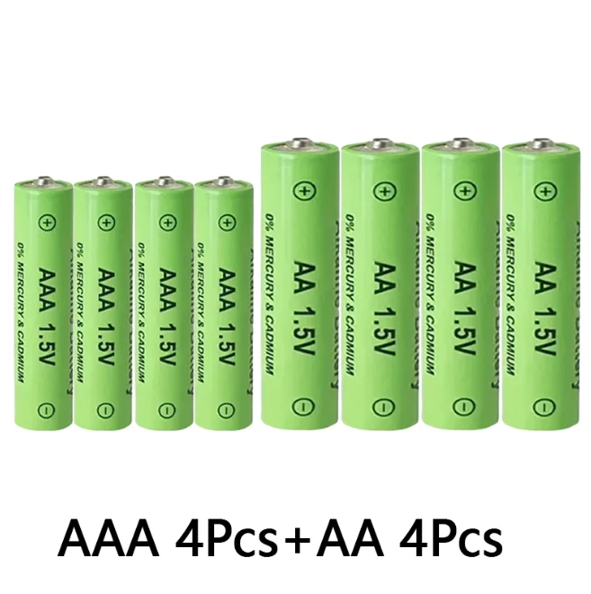 1.5V AA+AAA Ni Mh Rechargeable Battery, AAA Alkaline 3800-3000Mah,For Flashlights, Toys, Clocks, MP3, Nickel Hydrogen Batteries: PURPLE