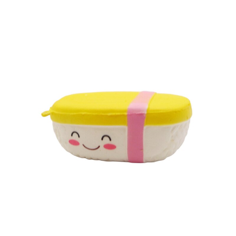 Cute Squishies Slow Rising Jumbo Soft Scent Bread Toys Mini Kawaii Stress Relief Anti Stress Squeeze Toys For Kids #DS: rice balls