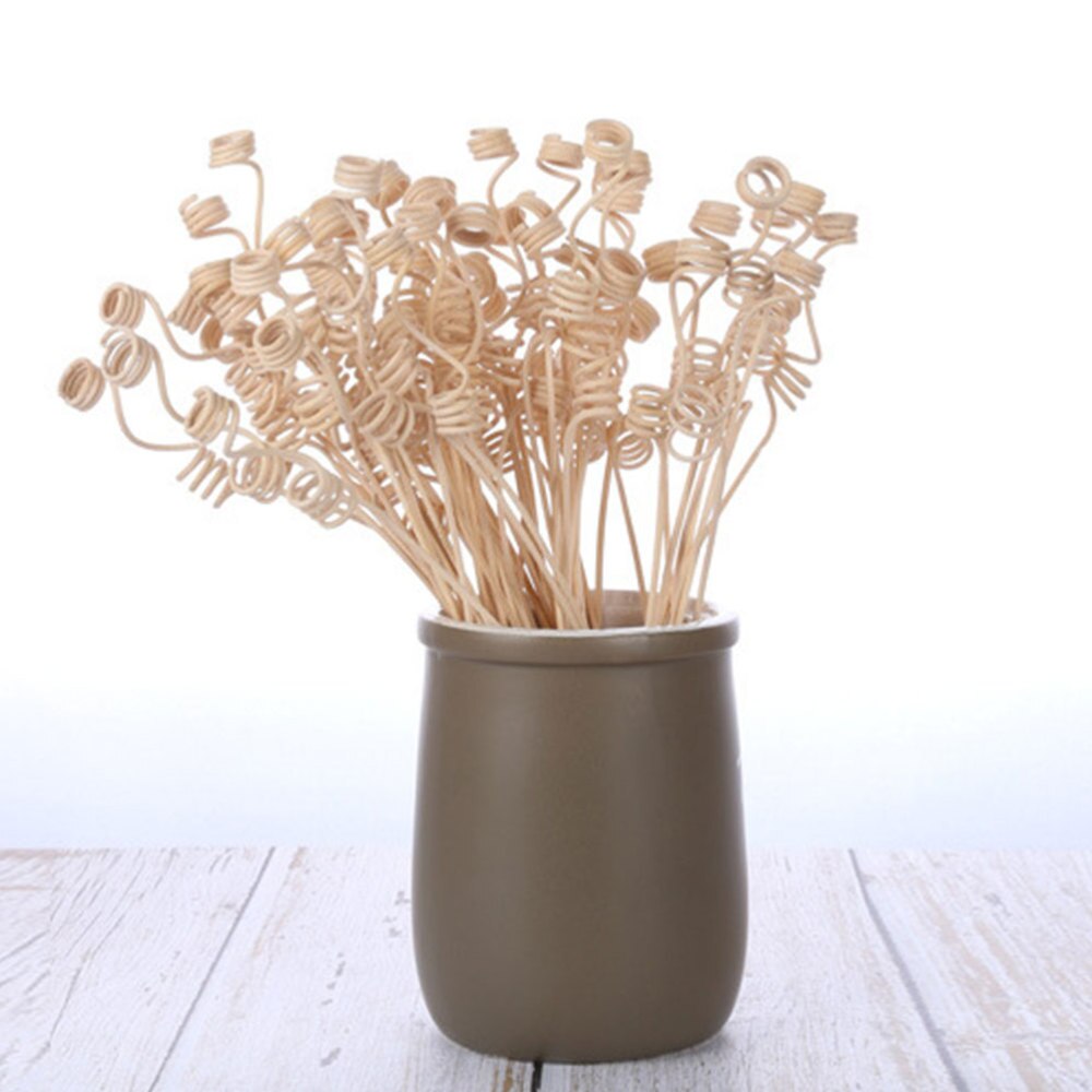 20Pcs Rotan Riet Stokken Dubbele Spiraal Hoofd Nuttig Portable Geur Voor Kantoor