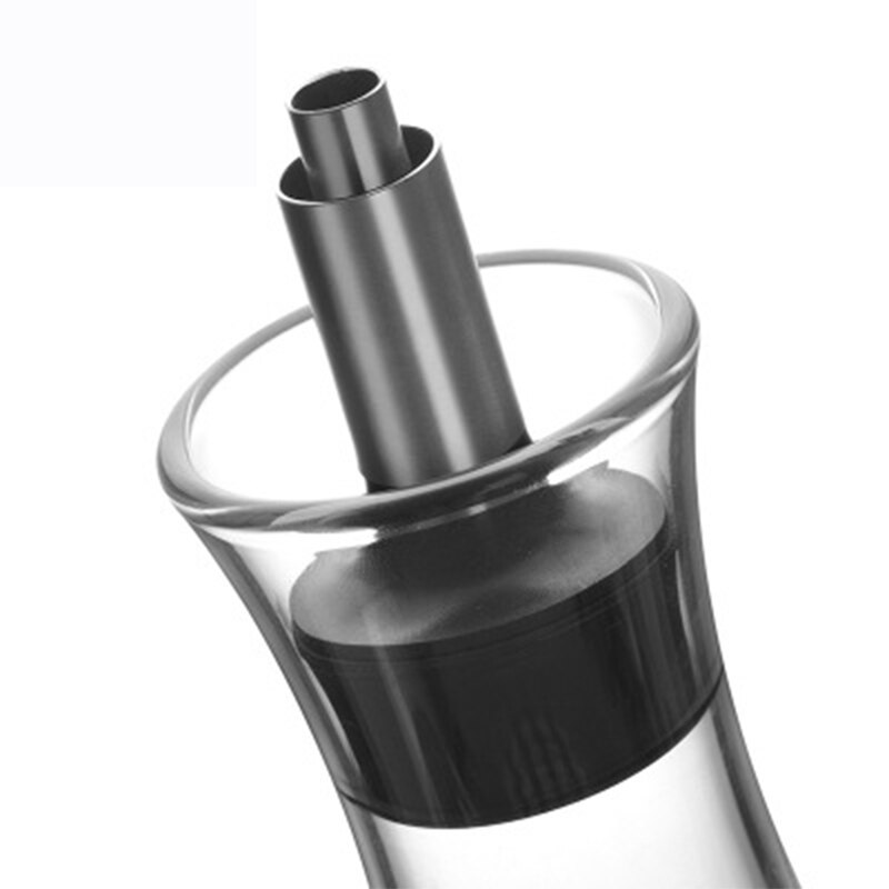 Glaskruetolja flaskor hällpip karaff olja vinäger dispenser flaska sås behållare köksredskap 250/500ml