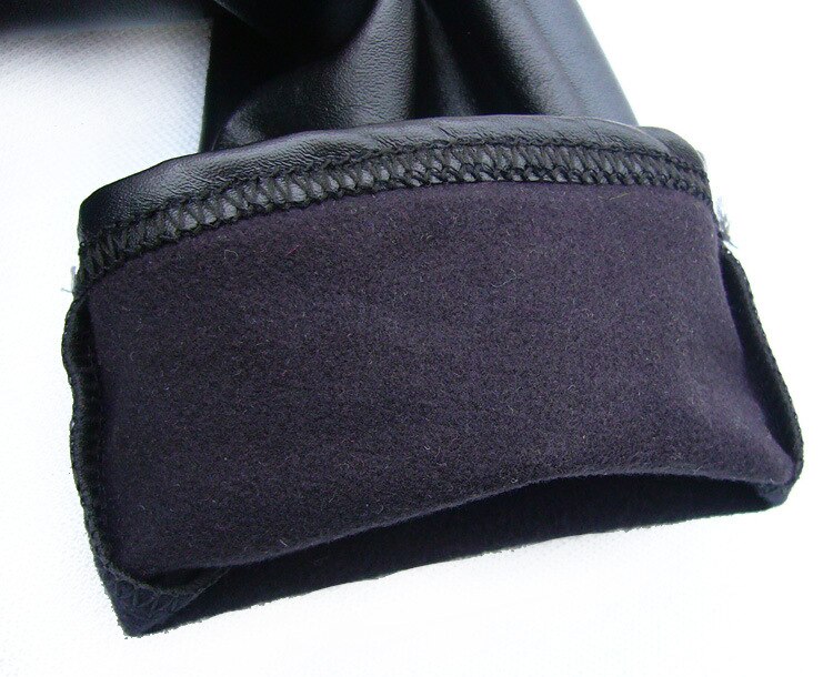 Efterår vinter pu læder gravidbukser slim fit leggings til gravid gravide tights maveløft bukser fødder stretch