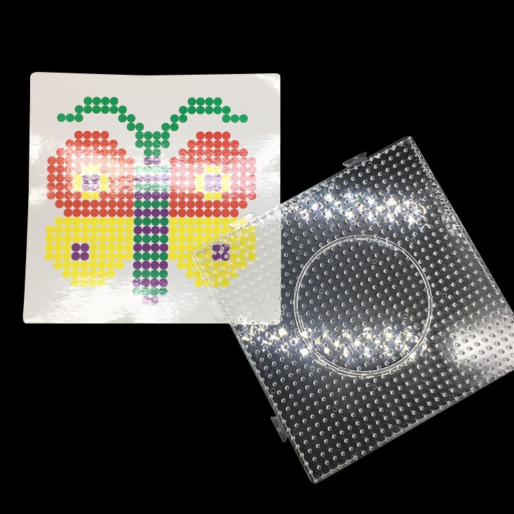 Bügeln Perlen Platte Stecker-in Platten Eisen-Auf Perle Platten transparent Vorlage ALI88