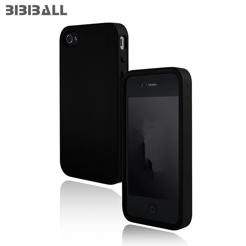 Schwarze Hülle für iPhone 4 4S Hülle stoßfest für Apfel iPhone 4 iPhone 4S iPhone4 i4 Hüllen praktisch Schutzhülle