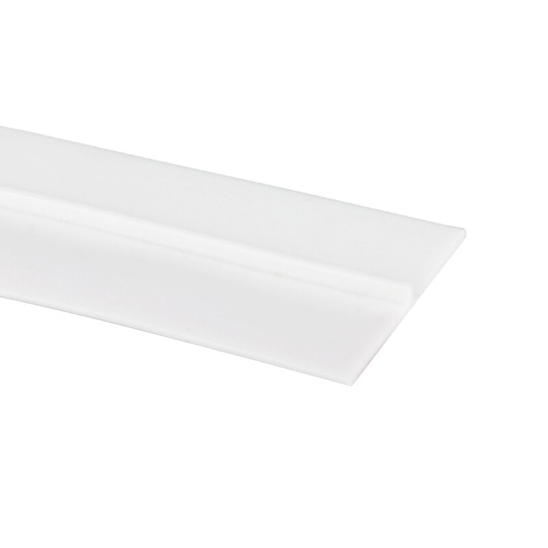 Rubberen Afdichting Strip Deur Strip Bodem Afdichting Sticker Adhesive Anti-Collision Voor Deuren Venster 1 Meter SMR88: WHITE