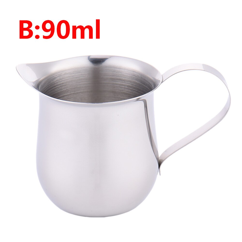 Melk Honing Saus Cup Rvs Melk Glasvol Gecondenseerde Melk Cup Drum-vorm Container Kleine Melk Cup Siroop Gecondenseerde: B 90ML