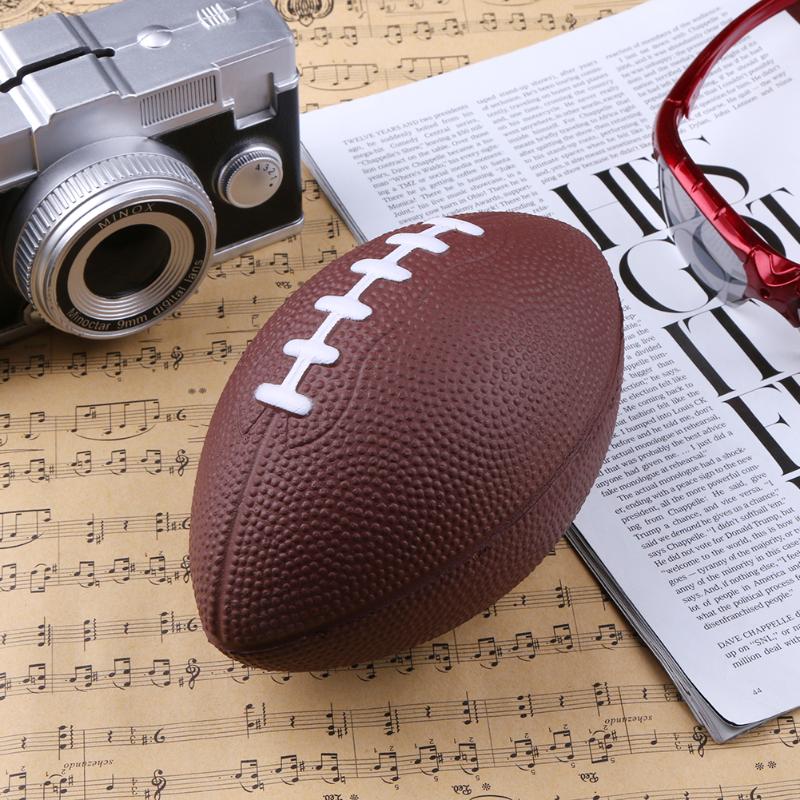 Football & Rugby Soft Standard PU Foam American Football Soccer ball Rugby Squeeze Ball Kids Adults bola de futebol americano