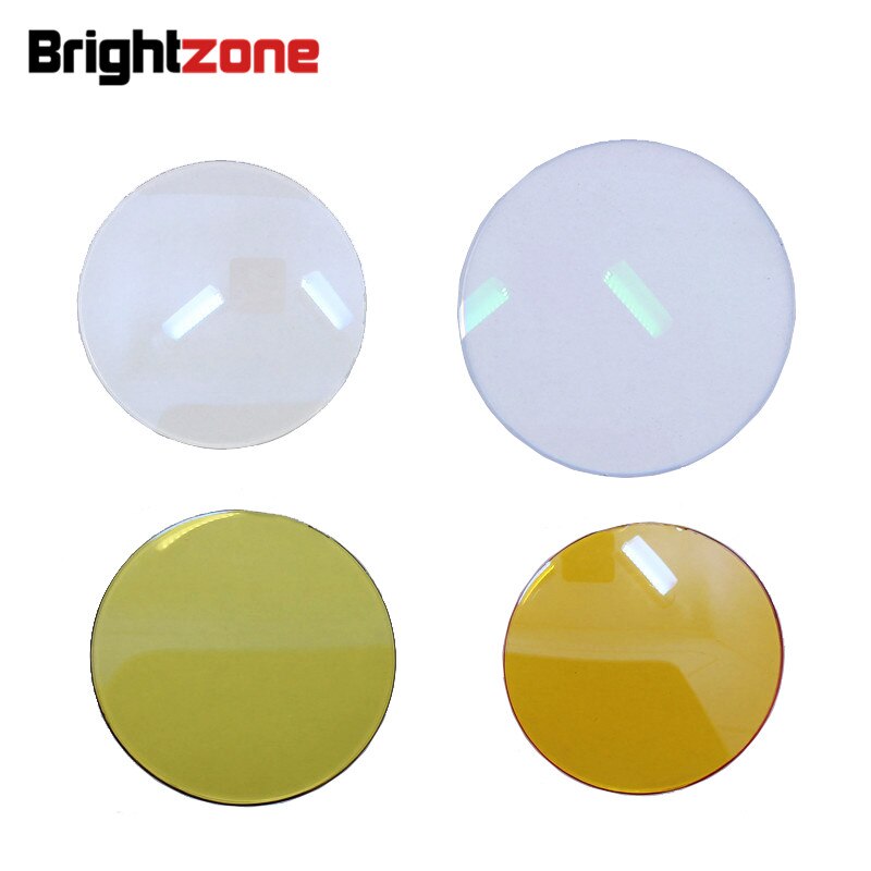 Brightzone Anti-blue Light Ray UV Blocking Computer Defence Radiation Spectacle Night Vision Yellow &amp; Clear Plano Optiek Lenses