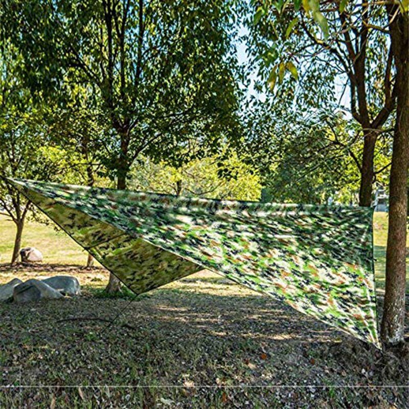 Waterproof Uv Protection Hammock Rain Fly Tent Tarp Multi Function Camping Tarp Beach Tent Shade Camping Sunshade Canopy