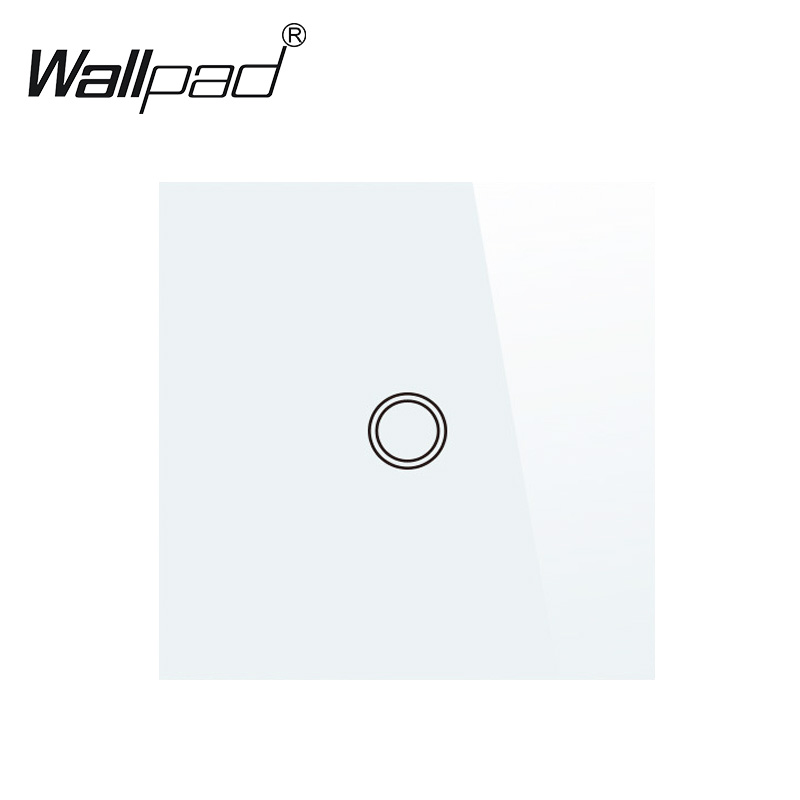 Wallpad EU Standard Single Power Socket Touch Switch Usb Wall Sockets Double Triple Wall Quadruple Glass Sockets: green