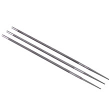 universell 3 stk 4mm rund sliping motorsag kjedefiler sliper til treverk lav støy 200mm/7.9 "lengde