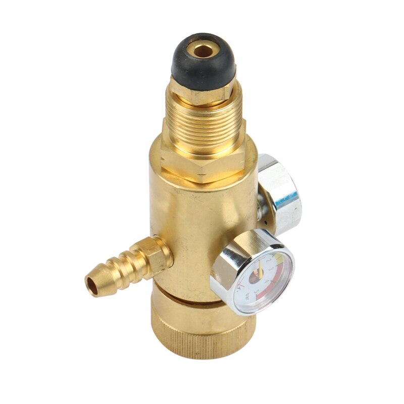 0.01-1.6Mpa Pressure Reducing Valve Brass Propane Gas Pressure Reducer Pro Air Flow Regulator Gauge Meter For Welding