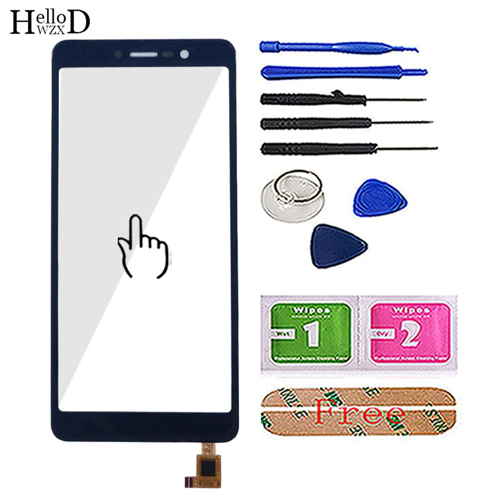 Mobile Touch Screen For BQ 5508L BQ-5508L Next LTE Touch Screen Front Glass Digitizer Sensor TouchScreen Tools Adhesive: Black With Tools