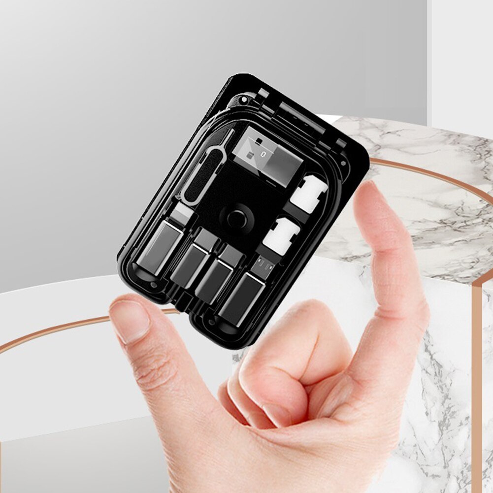 Multi-function Universal Smart Adaptor Card Storage Box Wireless charging smart multi function universal smart adaptor