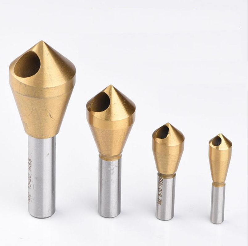 Internal Chip Removal Oblique Hole Chamfering Device Knife 90 Degree Chamfering Drill Deburring Reaming Inverted Taper Hole