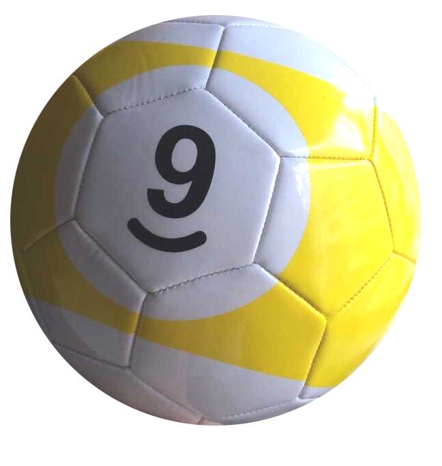 2# Gaint Snook Ball Snookball Snooker Billiards Soccer 8 Inch Game Huge Pool Football Include Air Pump Soccer Toy: No9