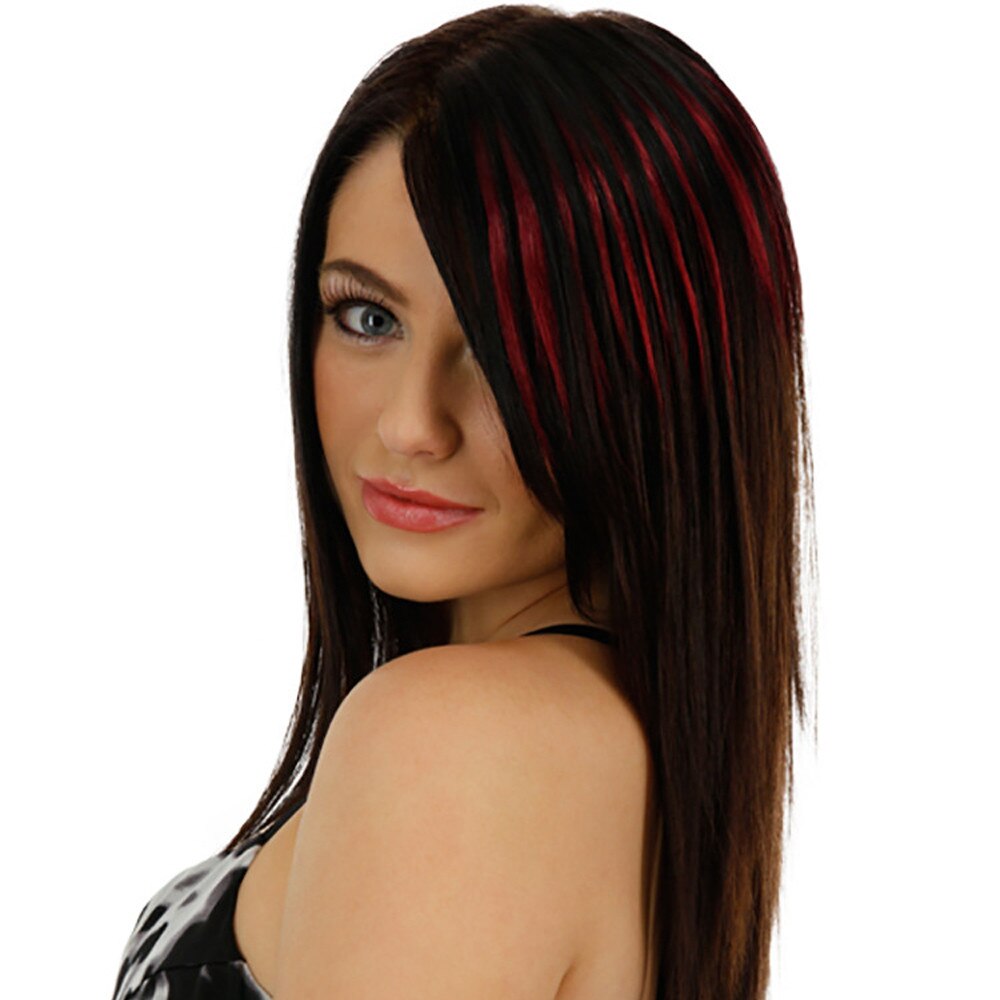 Pretty Girls Women Clip On Clip In Front Hair Bang Fringe Hair Extension Piece Thin Wigs Stand