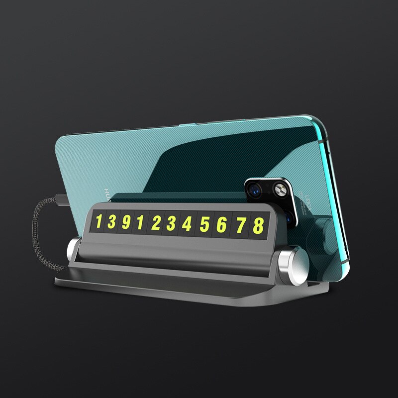 Universele tijdelijke parkeerkaart telefoonnummer multifunctioneel nachtstopbord auto-accessoires