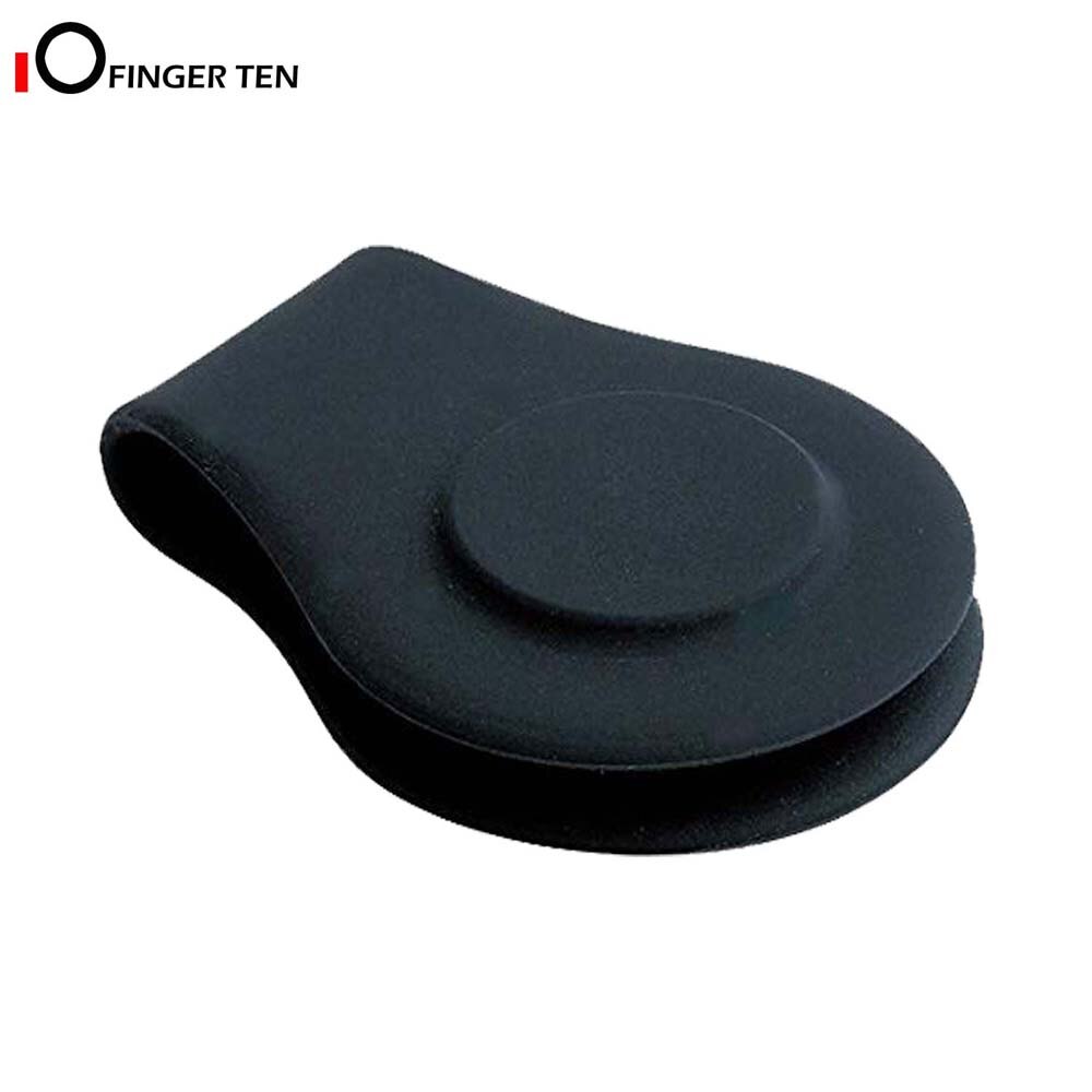 Durable Silicone Set Magnetic Golf Ball Marker Hat Clip Black Blue Orange Removable Golfing Accessories
