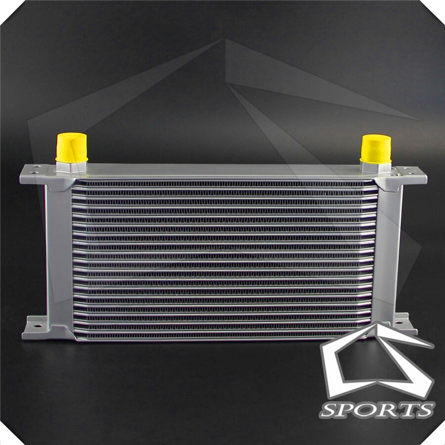 19 Row Alloy 10-AN Oil Cooler for Universal Cars AN10 Cooling System Powerful Turbo Series Direct Install