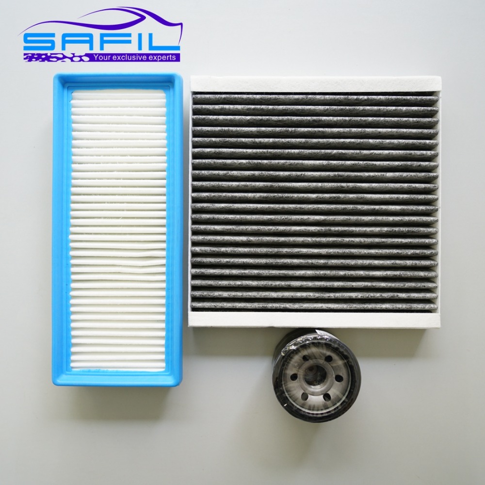 Air Filter+Cabin Filter+Oil Filter 3Pcs For Smart Fortwo 451 Cabrio Coupe 0.8CDI 1.0T 2007 Model Filter Set Car Accessories